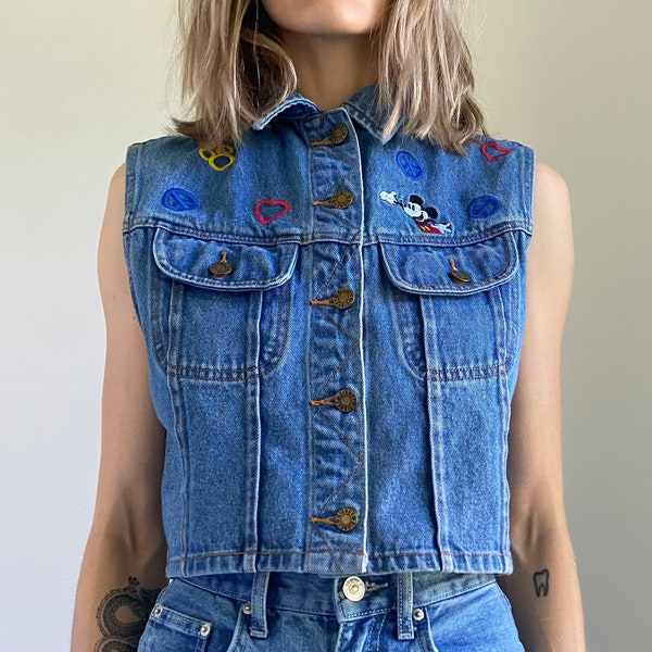 Mickey Mouse Vest Etsy