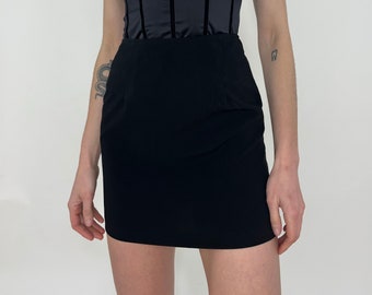 Black Mini Skirt (27” Waist)