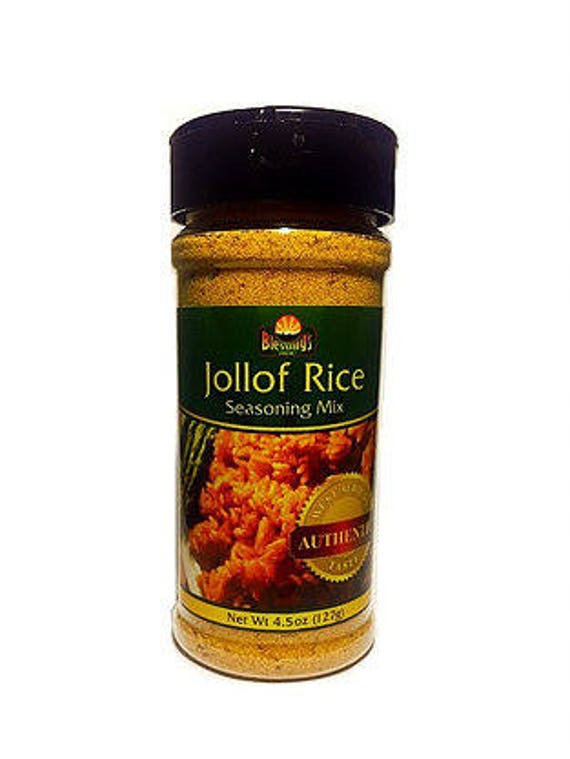 Jollof Rice Seasoning Mix 4.5 oz Etsy