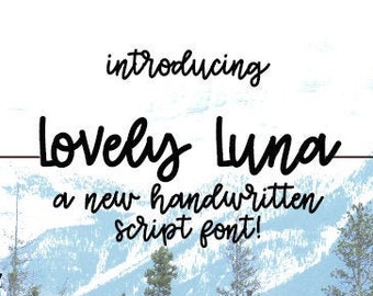 Lovely Luna Font