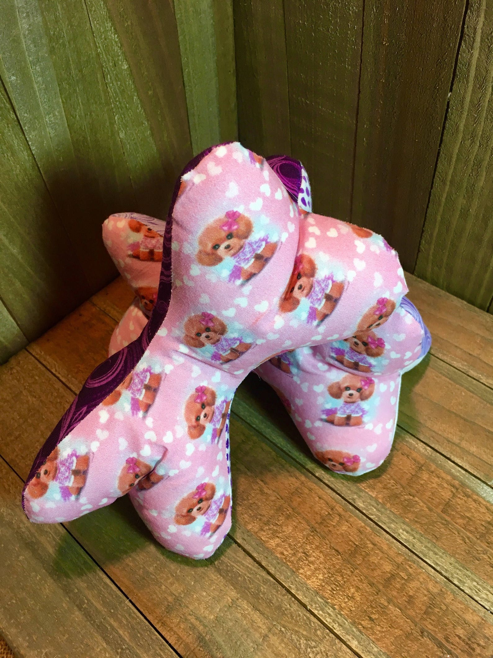 POODLE Top Knot/lap Bone Pillow Etsy