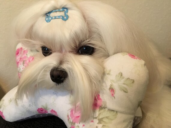 top knot grooming pillow