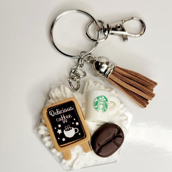 Starbucks Keychain Etsy