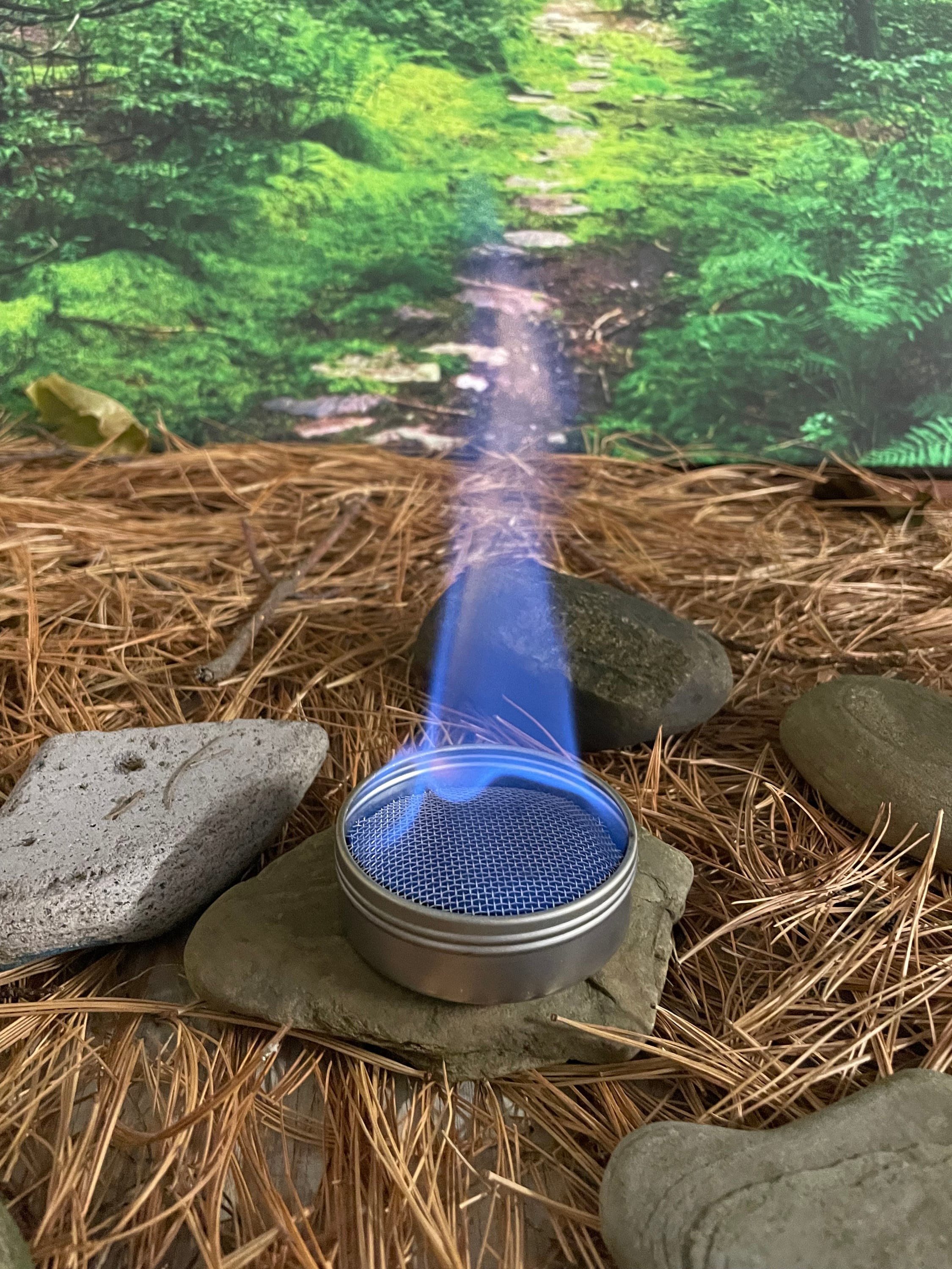Réchaud De Camping à Alcool Pliable - Poêle Portable Pour Randonnée Et Survie