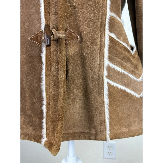 Casual Corner Jacket Women's Small Vtg 70s Suede … - image 4