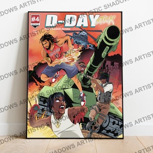 ドリームヴィル ポスター - D デイ スティック ポスター、J. コール ポスター、JID ザ フォーエバー ストーリー、J. コール アート、ケニー メイソン、シェック ウェス、ヒップホップ ポスター