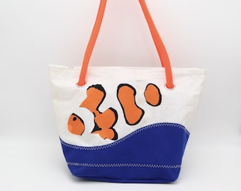 Sac en voile de bateau Poisson Clown