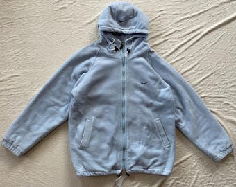 Vintage Nike Embroidered Logo Backhit Hoodie Sweater