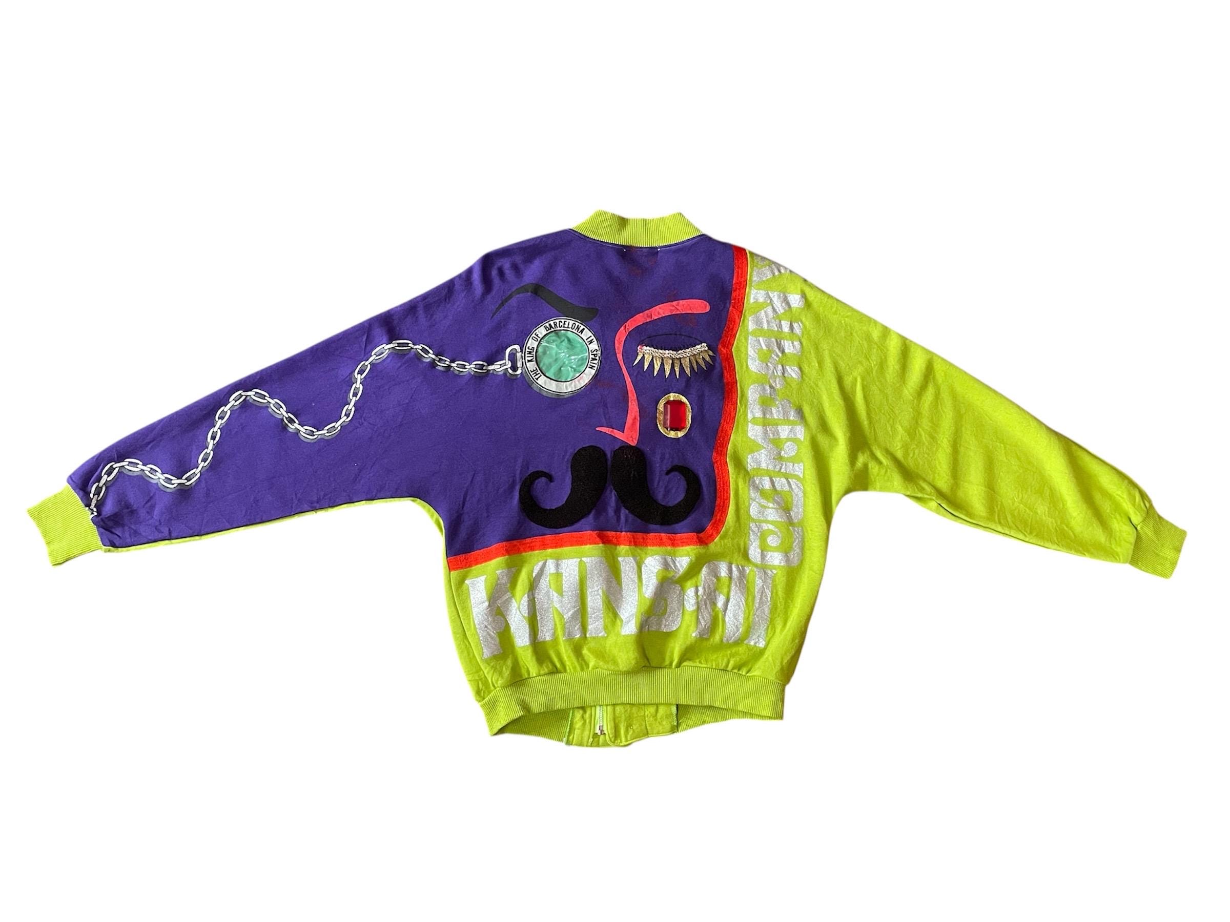 ジャケット・アウター 80s Kansai O2 Bad World Tour Versity JKT 80s Kansai O2 Bad World Tour Versity JKT Kansai yamamoto varsity