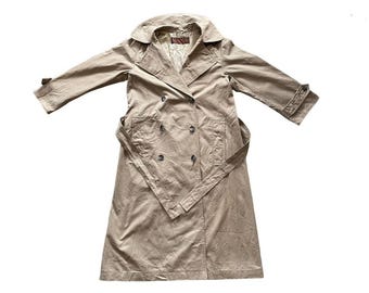 Vintage jaren 90 Yves Saint Laurent / YSL-trenchcoatjas