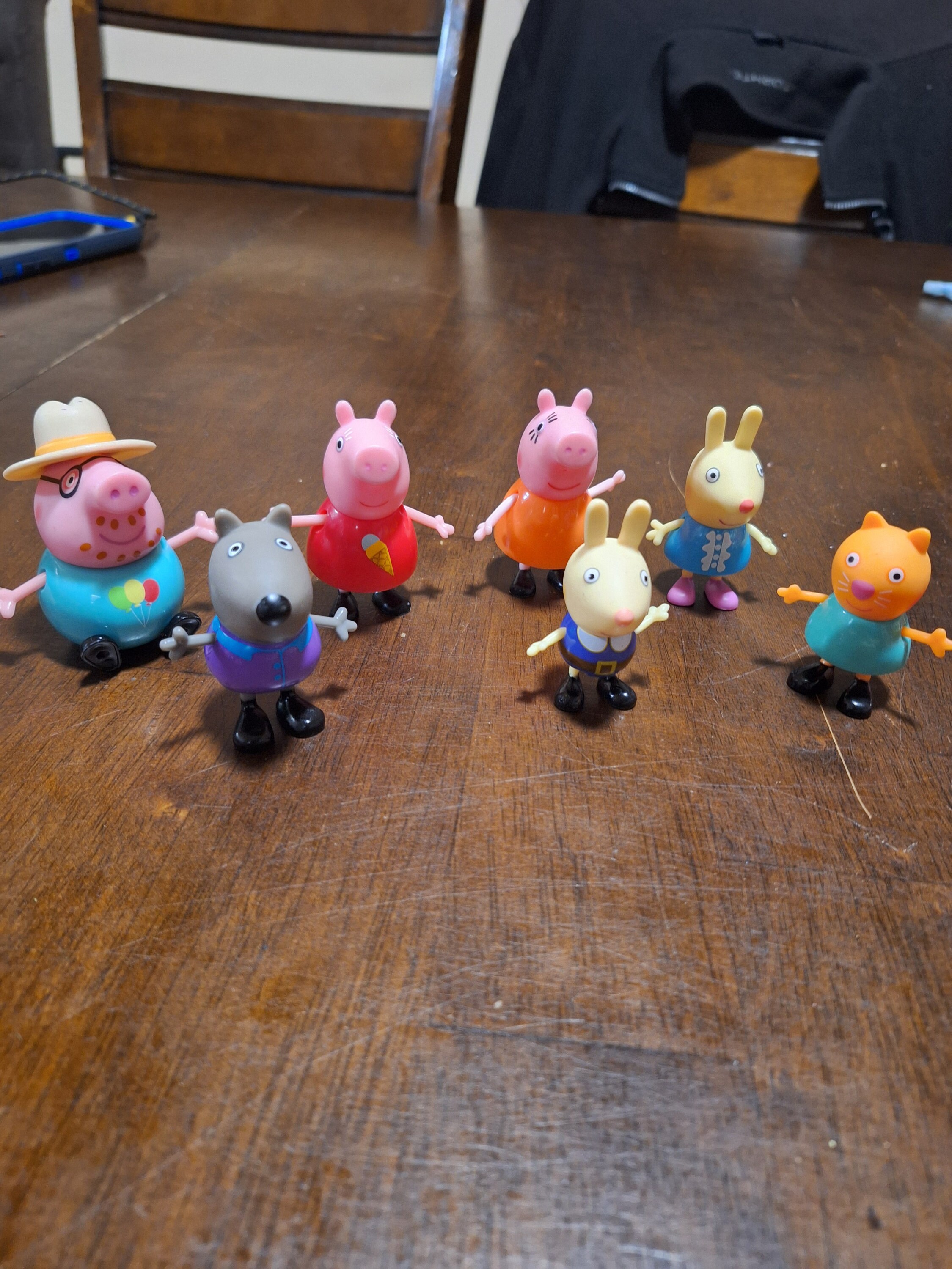 Lot of Peppa Pig and Friends Toy Figures and House