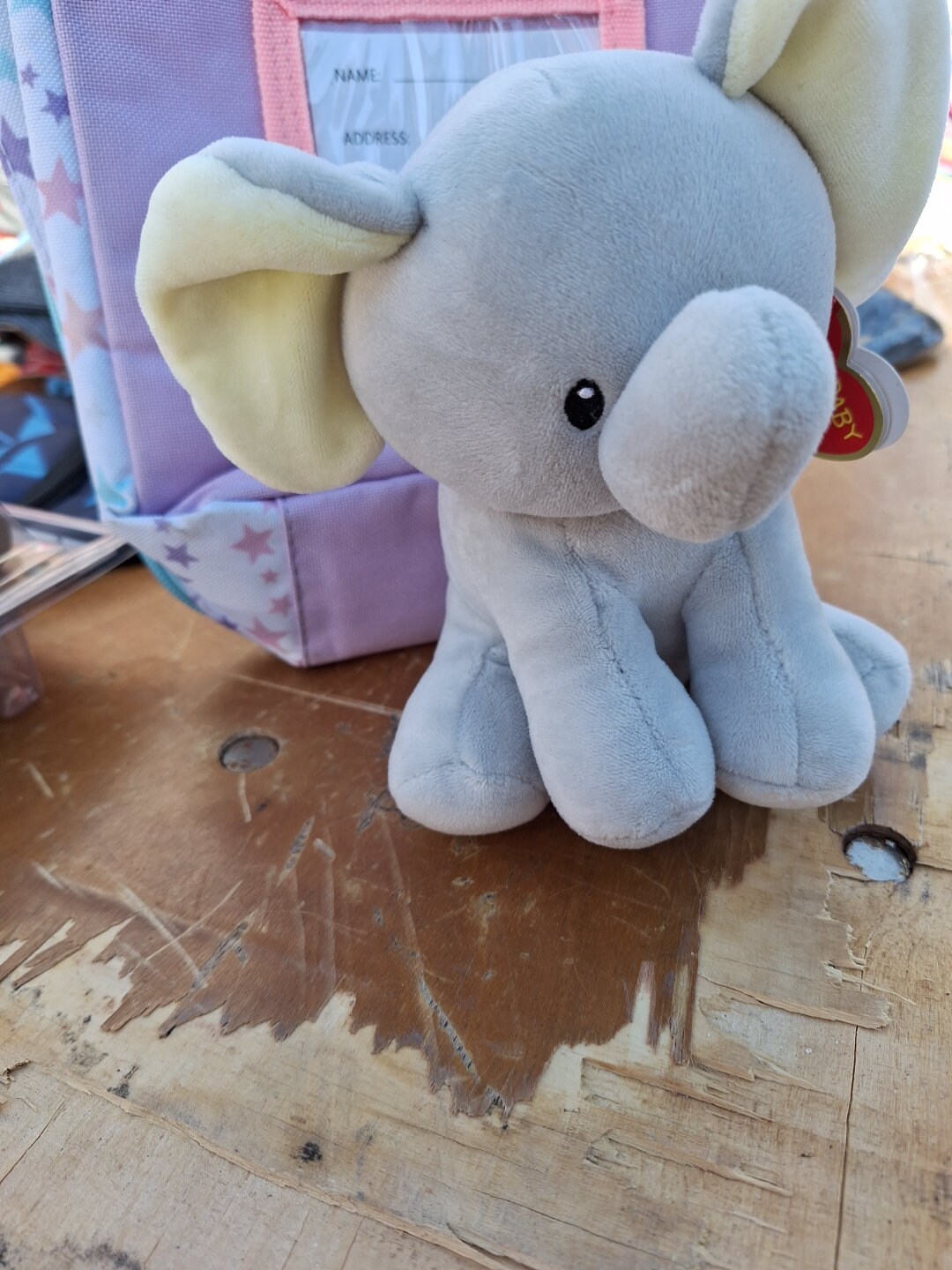 7 Ty Baby Bubbles Elephant Soft Squishy Yellow Gray Etsy