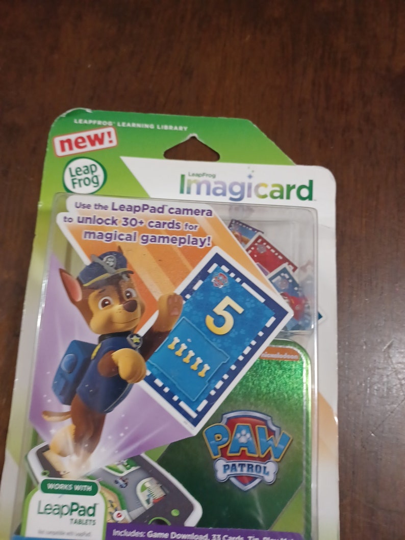 Leapfrog PAW Patrol Imagicard Learning Game for Leappads and Leapfrog