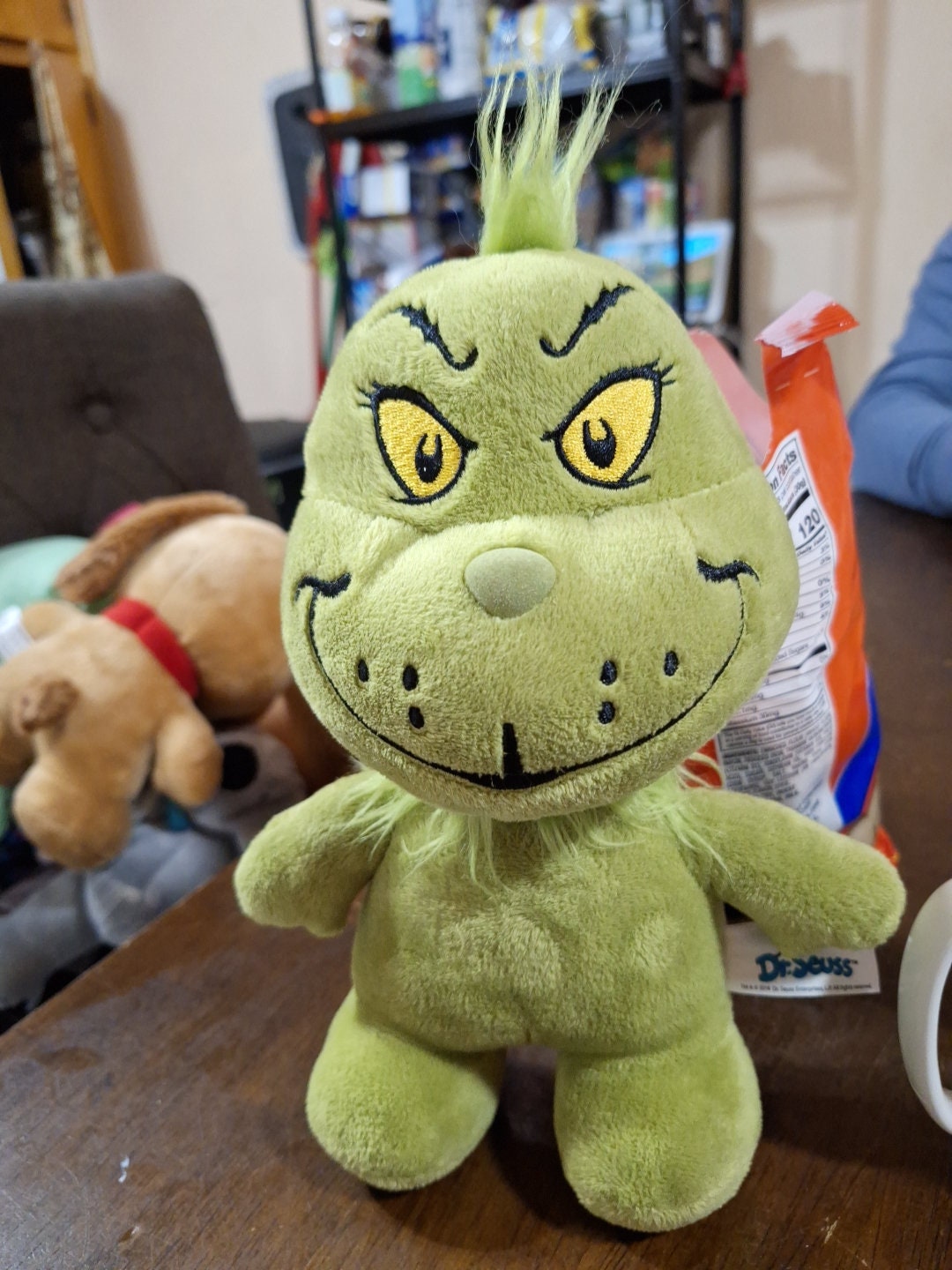 Aurora Dr Seuss Baby Grinch Stuffed Toy Plush the Grinch Who Etsy