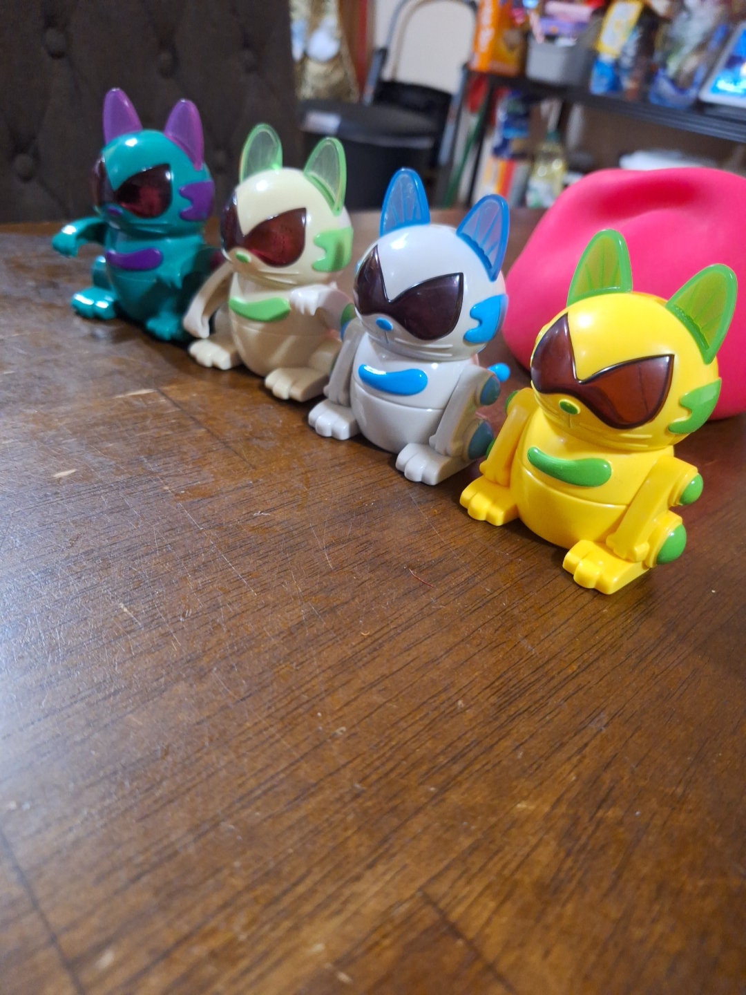 Happy Meal Sega Robot Cat Lot Mcdonalds Tiger 2000 Sega Toys Robo