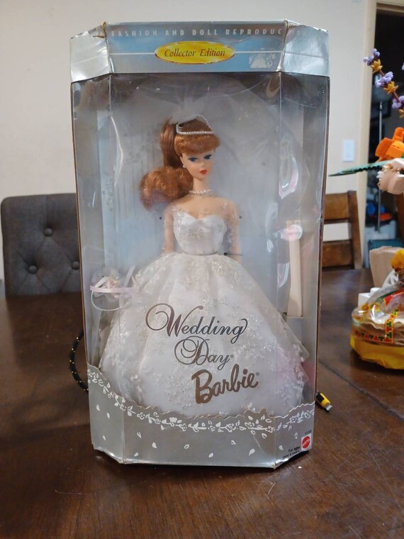 Vintage 1996 Mattel Barbie Wedding Day Redhead Limited Edition Etsy