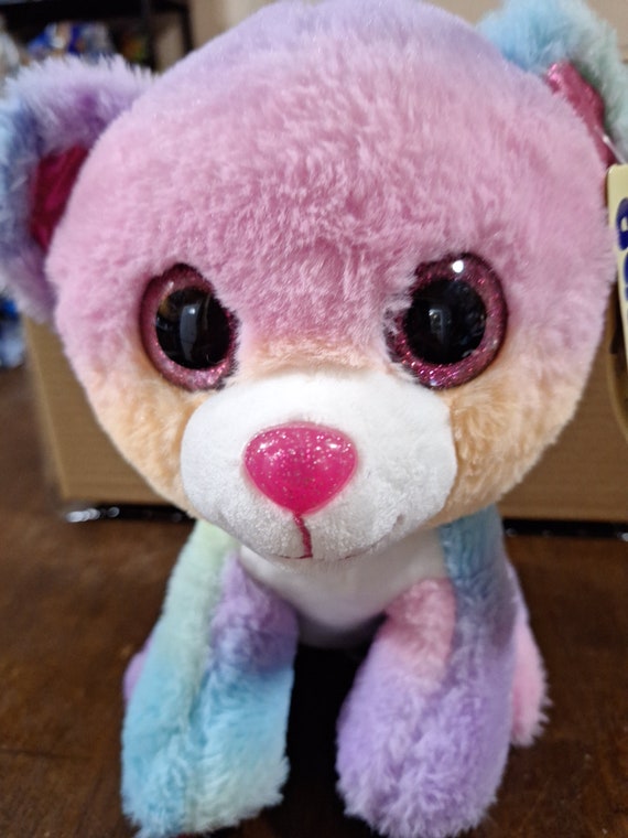 Scent Sations Series 3 Cookies Bear Plush Rainbow Tie Dye Tag Stuffed Animal 8 Etsy
