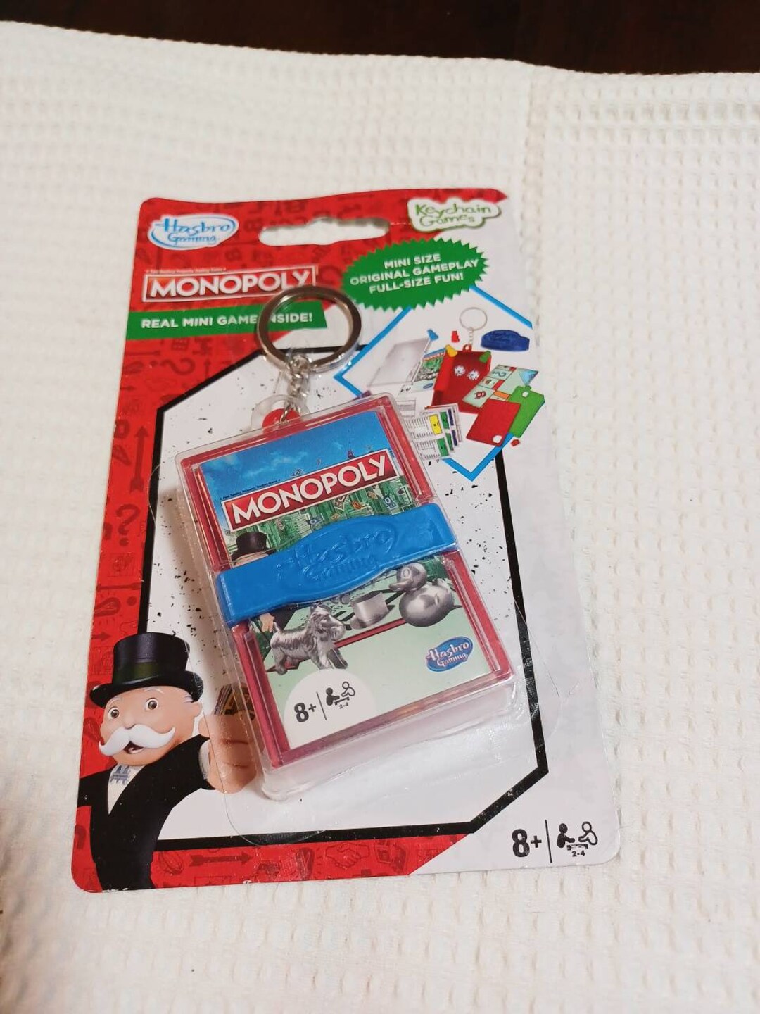 Hasbro Gaming Monopoly Keychain Game Mini Original Gameplay Etsy