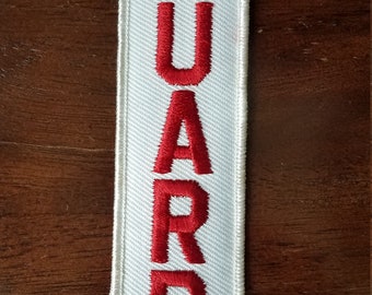 GUARD Nähen auf gestickten Patch