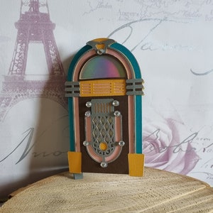 Jukebox Geburtstagskarte / Musik Geburtstagskarte / Handgemacht / Happy Birthday Karte