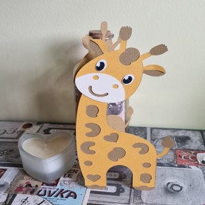 Cartão de feliz aniversário de girafa / Cartão de aniversário de girafa / Aniversário de girafa / Cartão de aniversário feito à mão