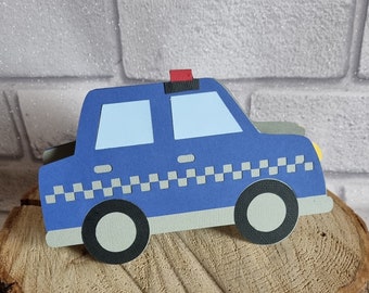 Personalised A5 Police Theme Birthday Card For Kids – Any Name & Age – Sweet Tops