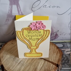 La plus grande carte de maman du monde / carte d'anniversaire de maman / carte faite main / fête des mères