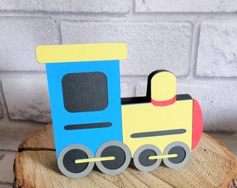 Train Birthday Card / Happy Birthday TRAIN card / Handmade / Train card