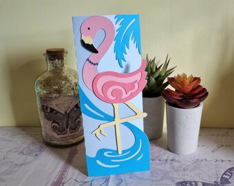 Lovepop Biglietto Pop-up Di Compleanno Con Fenicottero – 12,7x17,8 Cm – Con Messaggio Nascosto – Regalo Per Lei