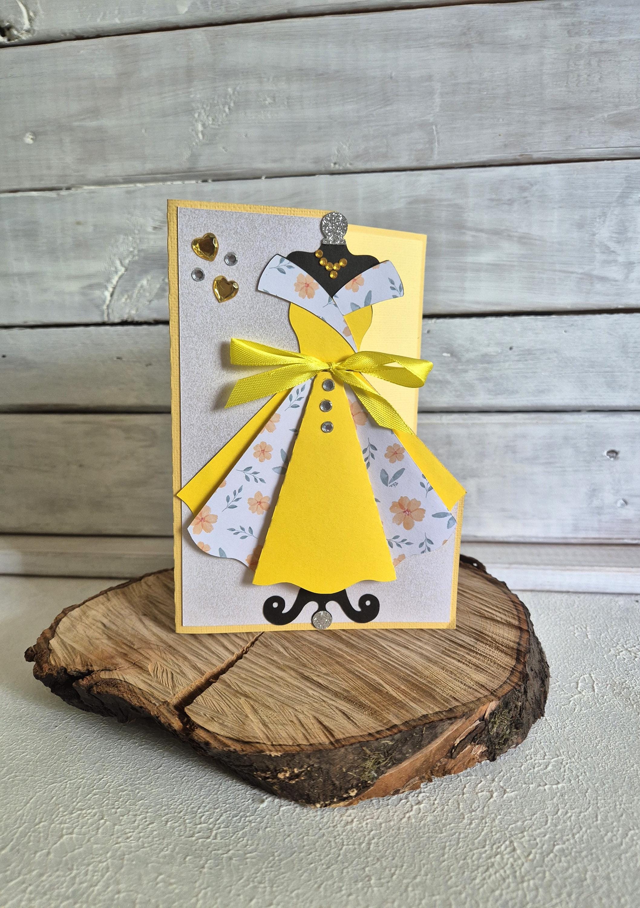 dress birthday card Get Well Soon - Victorian Dresses