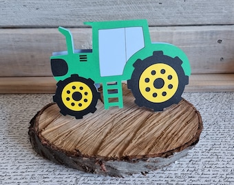 Carte d'anniversaire tracteur / Joyeux anniversaire carte TRACTEUR / Fait main / Carte TRACTEUR