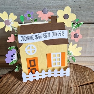 Carte de maison neuve / Home Sweet Home / NEW HOME / Fait main / Carte de maison New Home