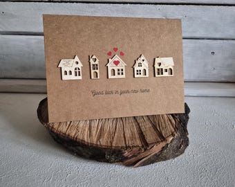 New Home Card / Good luck in your NEW HOME / Handmade / New Home