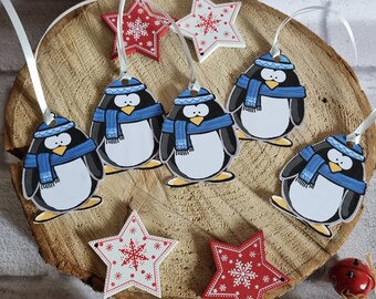 Penguin Gift Tags / Penguin Christmas Gift Tags / Penguin / HANDMADE
