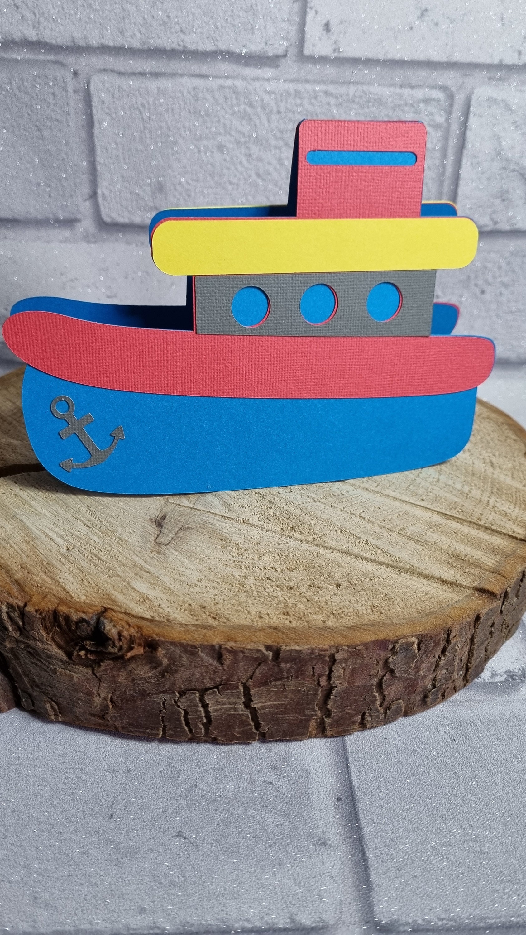 Boat Birthday Card / Happy Birthday BOAT Card / Handmade / - Etsy