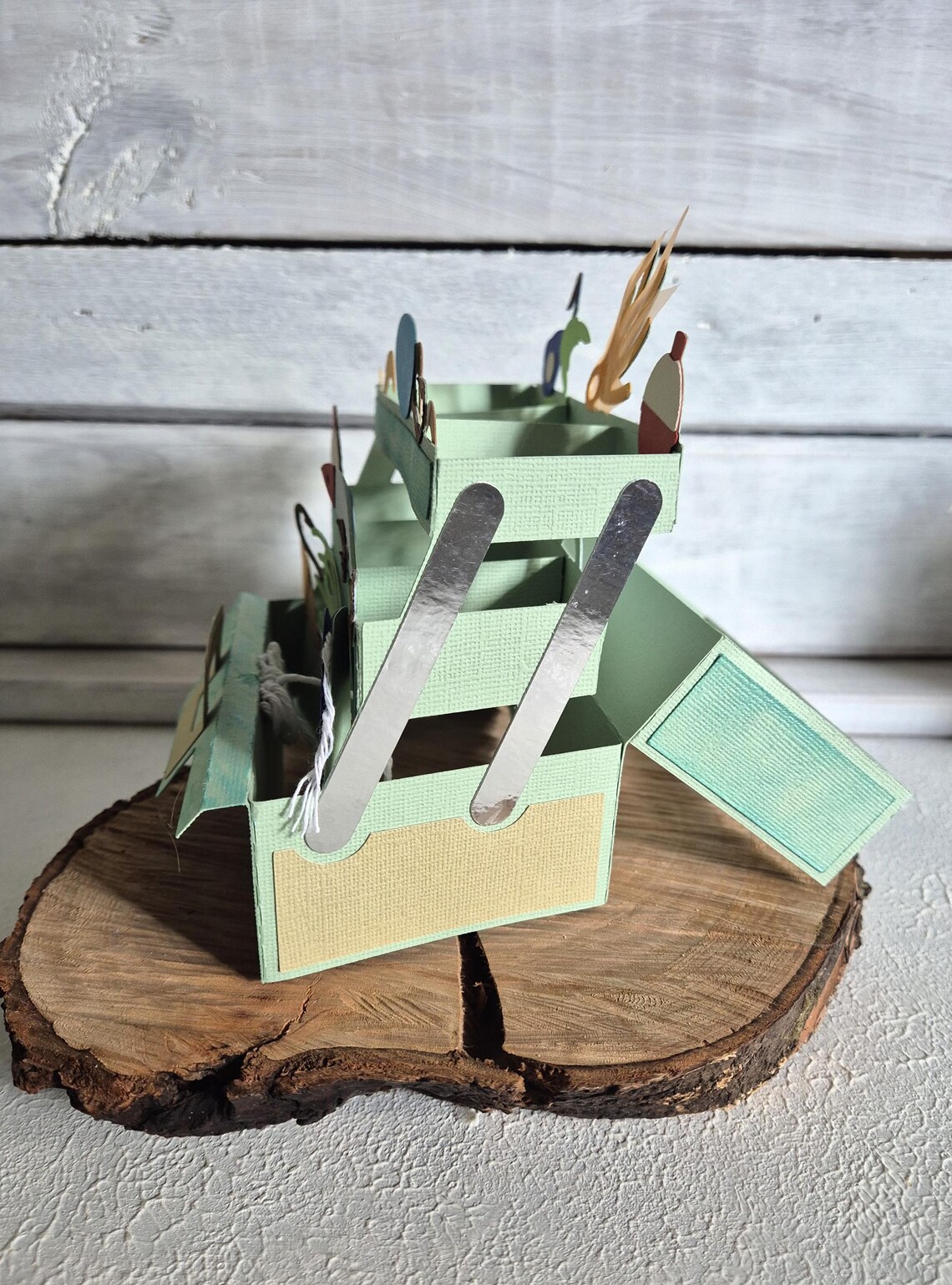 Fishing Tackle Box Card / Fishing Tackle Box / Father's Day Card ...