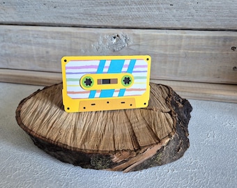 Retro Cassette Tape Birthday Card / Birthday Card / Retro Cassette Tape Card / Handmade