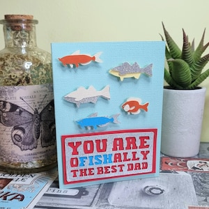 Offishally el mejor papá / Tarjeta de cumpleaños para papá / Tarjeta del Día del Padre / Tarjeta hecha a mano / Tarjeta de cumpleaños