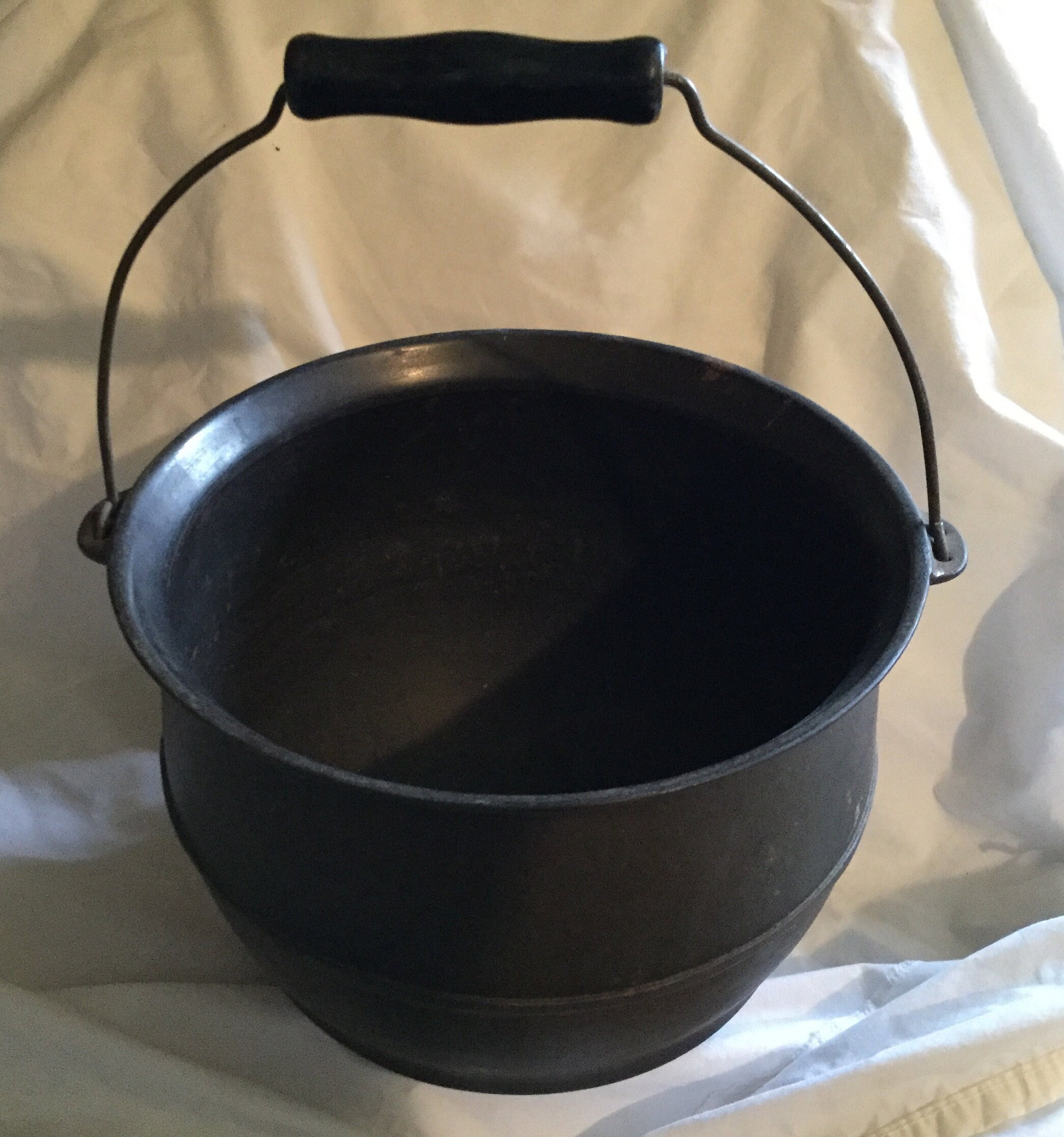 Vintage Antique Cauldron Kettle Pot TriPod Heavy Etsy