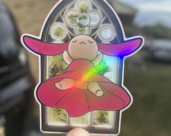 Chobits Sticker - "Bunny" - HoLoGrApHiC - 2PC