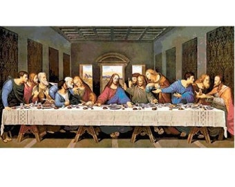 The Last Supper Cross Stitch Chart
