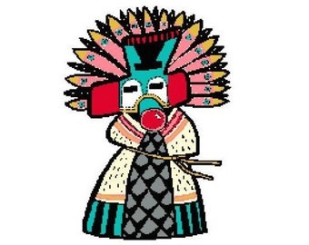 Kachina Cross Stitch You Ll Enjoy Etsy