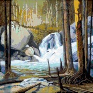 Ice Creek Cross Stitch Chart