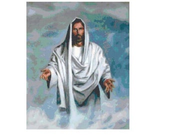 Jesus Christ Cross Stitch Chart