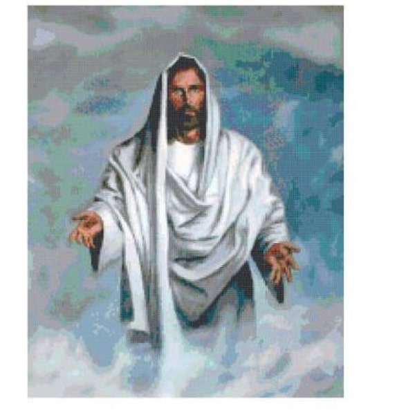 Jesus Christ Cross Stitch Chart