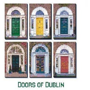 Doors of Dublin Cross Stitch Chart