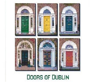 Doors of Dublin Cross Stitch Chart