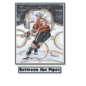 Ice Hockey Cross Stitch Chart