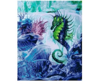 Sea Horse Cross Stitch Chart