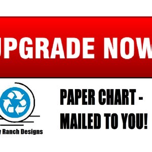Paper Chart Cross Stitch Pattern - Mailed to You